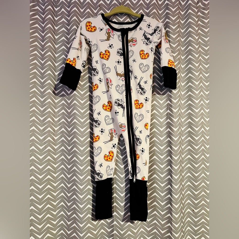 PiccoliNY | Lo Mein Pizza Coverall, size 3-6m